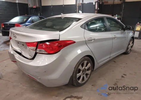 2012 Hyundai Elantra Limited z USA, uszkodzony, nr VIN 5NPDH4AE7CH148567